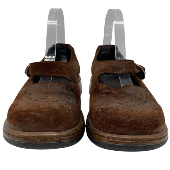 Dansko Womens Shoes Fran Mary Jane Loafers 10.5 Brown Burnished Leather Comfort - Picture 6 of 15